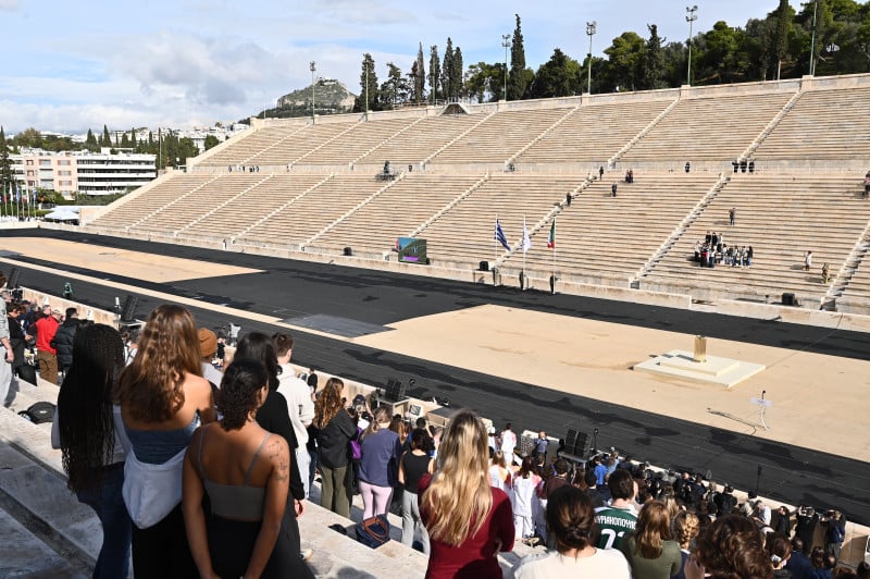Θεατές στο Παναθηναϊκό Στάδιο