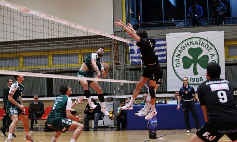 Φάση από το ματς βόλεϊ