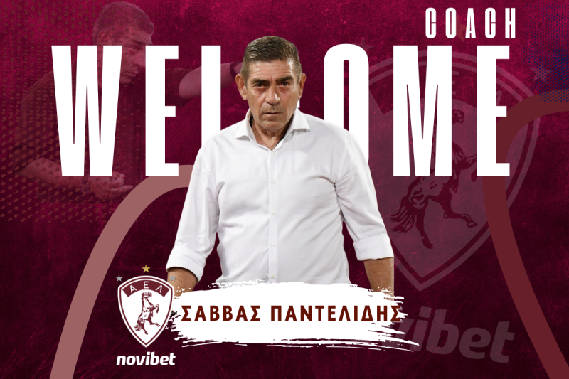Ο Σάββας Παντελίδης στην ΑΕΛ Novibet