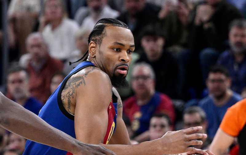 Ο Κέβιν Πάντερ σε ματς της Μπαρτσελόνα