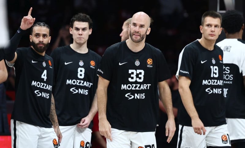 Οι παίκτες της Παρτιζάν