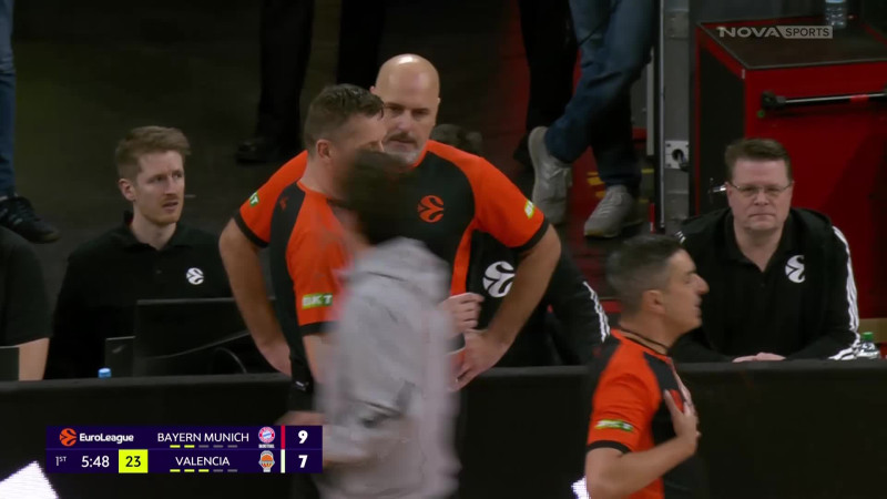Τραυματίστηκε διαιτητής σε αγώνα της Euroleague (ΒΙΝΤΕΟ)