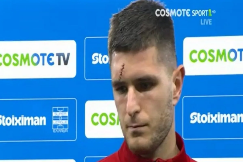 «Iron Man» Πιρόλα: Με τα ράμματα στο μέτωπο και το... 0-3 στο μυαλό! (ΦΩΤΟ)