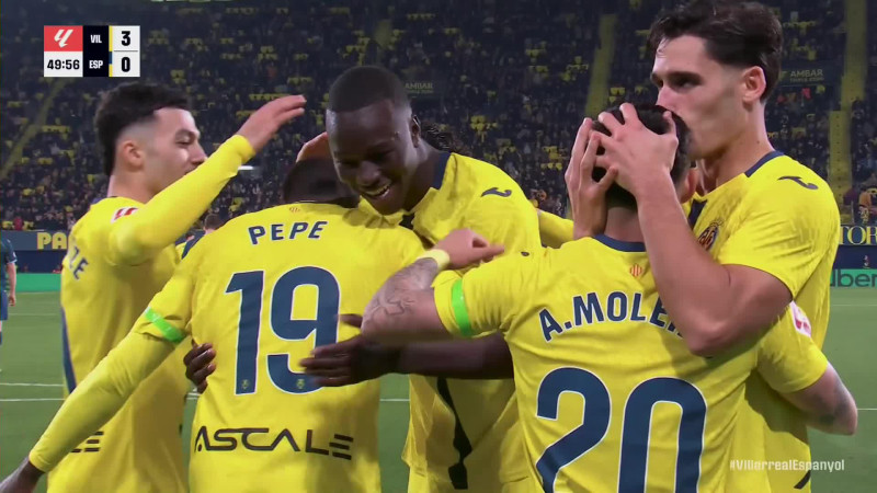 Σε τροχιά Champions League η Βιγιαρεάλ με εμφατική 4άρα στην Εσπανιόλ (Hls)