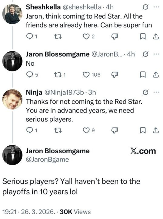 Κόντρα με... ερυθρόλευκο οπαδό και αιχμές Μπλόσομγκεϊμ (ΦΩΤΟ)