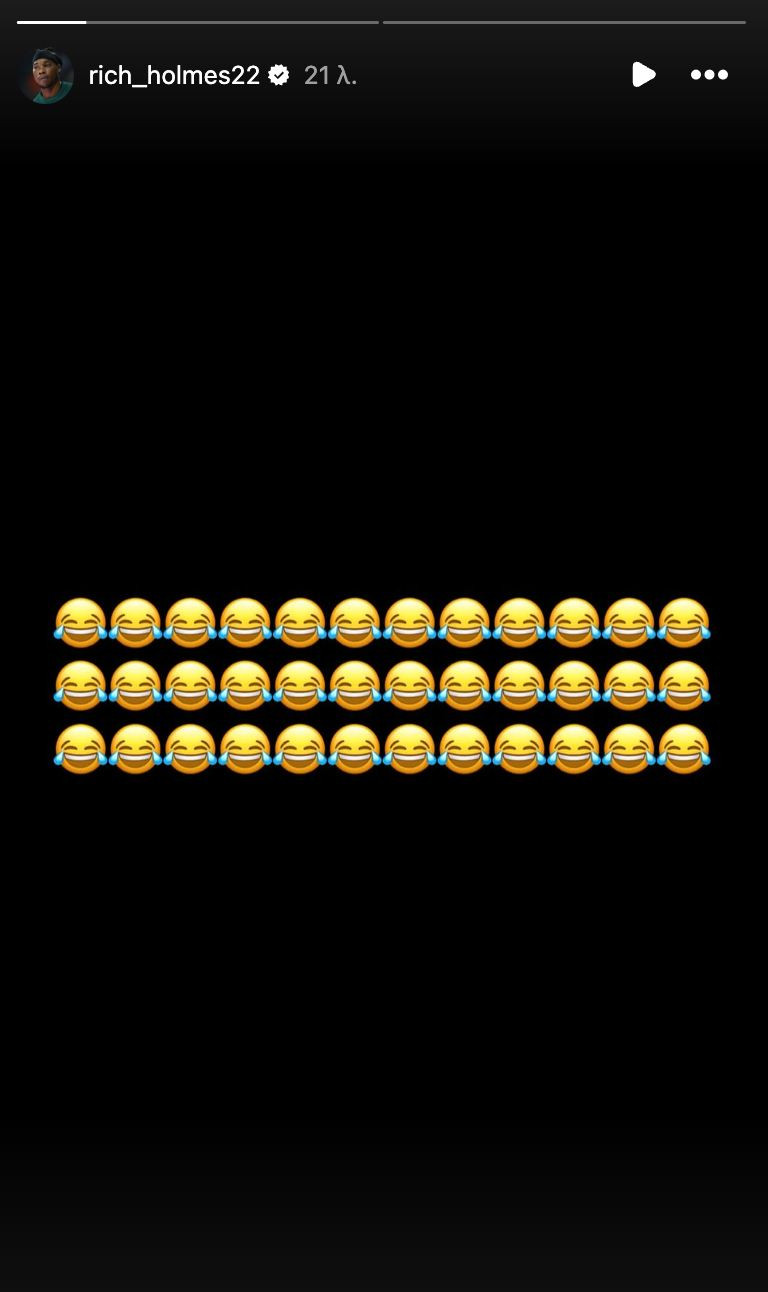 Αντίδραση Χολμς με... γέλια μετά τις δηλώσεις Αταμάν! (ΦΩΤΟ)