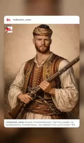 Ο Γουόκαπ ανέβασε τον εαυτό του ως... οπλαρχηγό του 1821! (ΦΩΤΟ)
