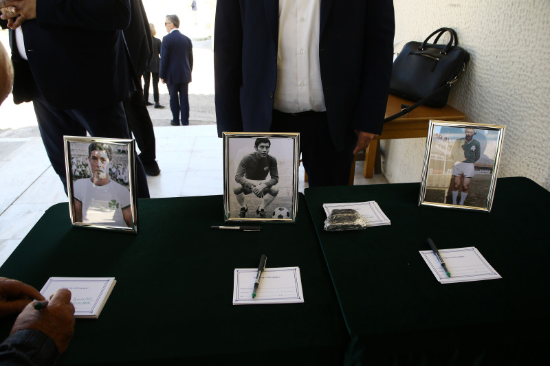 Κηδεύτηκε με σημαία του Παναθηναϊκού ο Γονιός (ΦΩΤΟ)