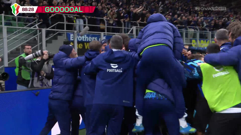 Ανατροπή και τελικός με πλασεδάρα Σούτσιτς η Ίντερ - Τι έβαλε (ΒΙΝΤΕΟ)