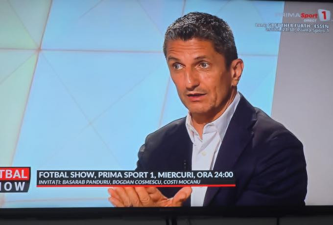 Ο Λουτσέσκου σε τηλεοπτική συνέντευξη