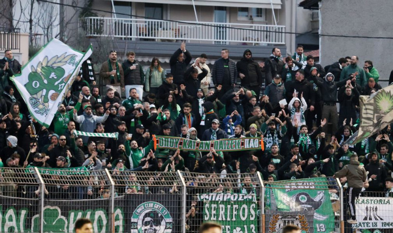 Oι οπαδοί ΠΑΟ στη Λιβαδειά