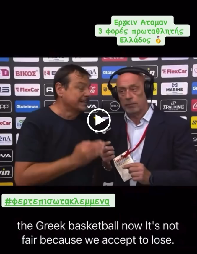 Έξαλλος Αταμάν με τις εξελίξεις στο ελληνικό μπάσκετ - Πάει δικαστικά για... Ολυμπιακό!